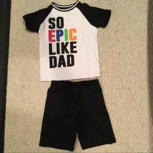 Garanimals shorts and t-shirt set for toddler boy